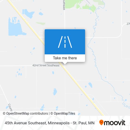 45th Avenue Southeast map