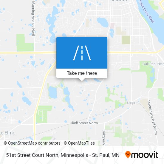 Mapa de 51st Street Court North