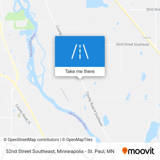 52nd Street Southeast map