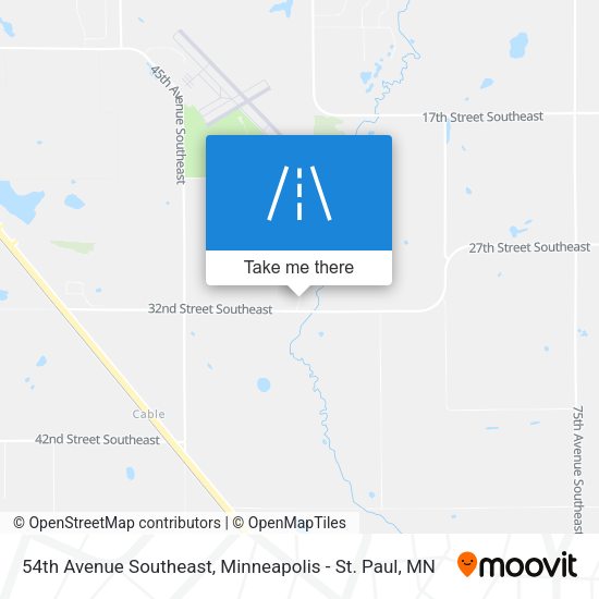 54th Avenue Southeast map