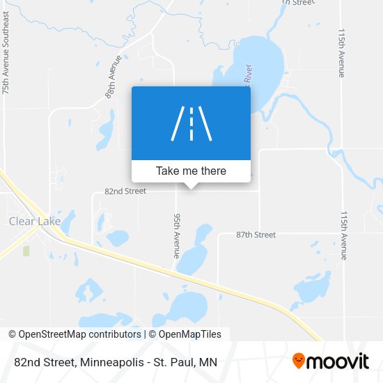 Mapa de 82nd Street
