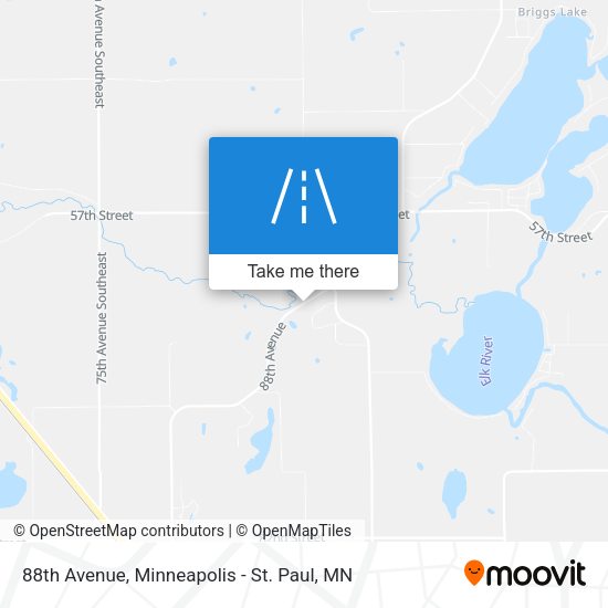 88th Avenue map