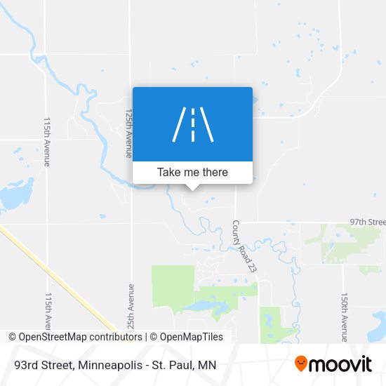 93rd Street map