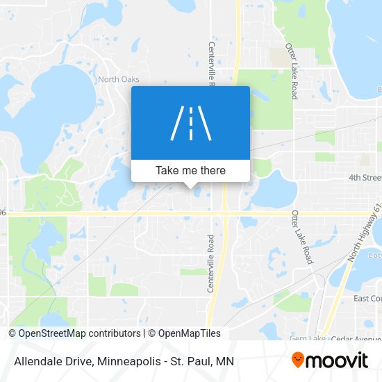 Mapa de Allendale Drive