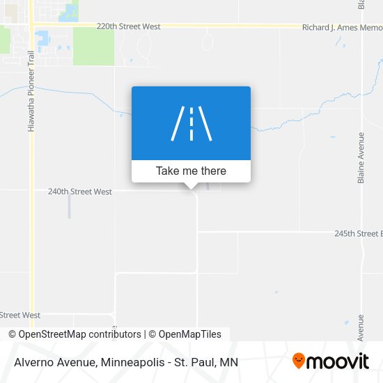 Mapa de Alverno Avenue