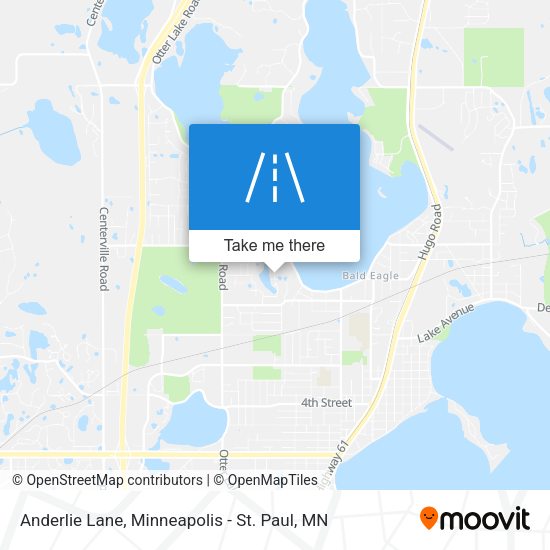 Mapa de Anderlie Lane