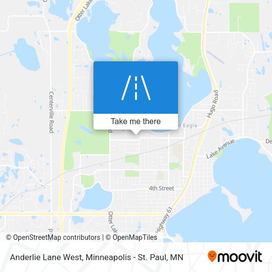 Mapa de Anderlie Lane West