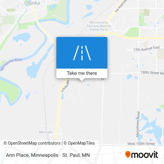 Ann Place map