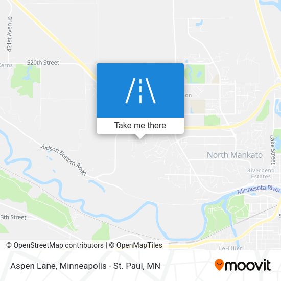 Mapa de Aspen Lane