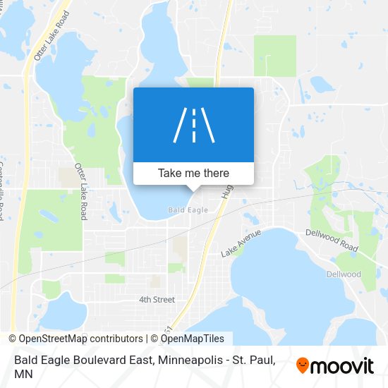 Bald Eagle Boulevard East map