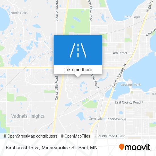 Birchcrest Drive map