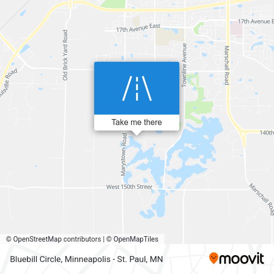 Mapa de Bluebill Circle