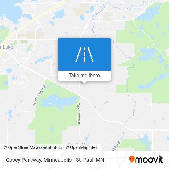 Mapa de Casey Parkway