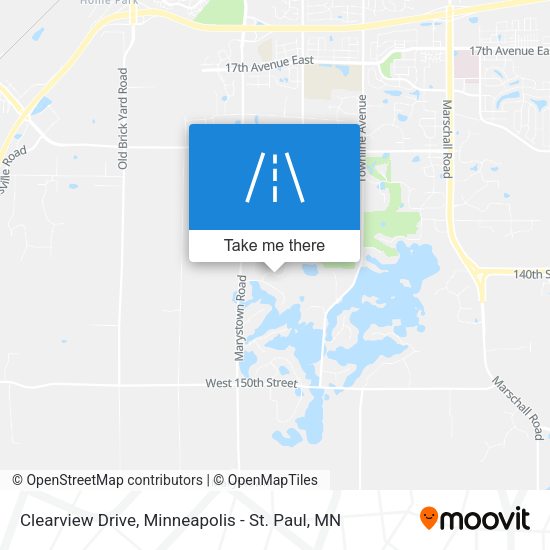 Clearview Drive map