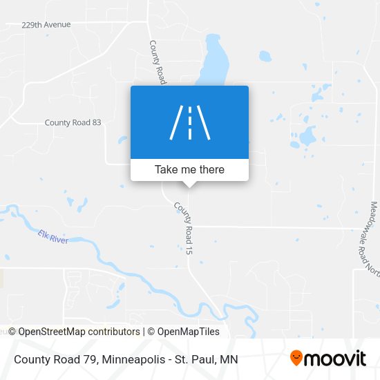 County Road 79 map