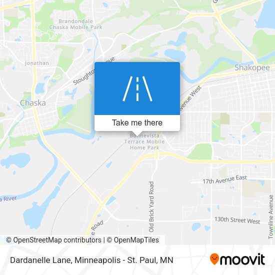 Dardanelle Lane map