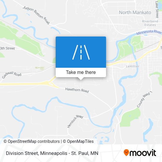 Division Street map