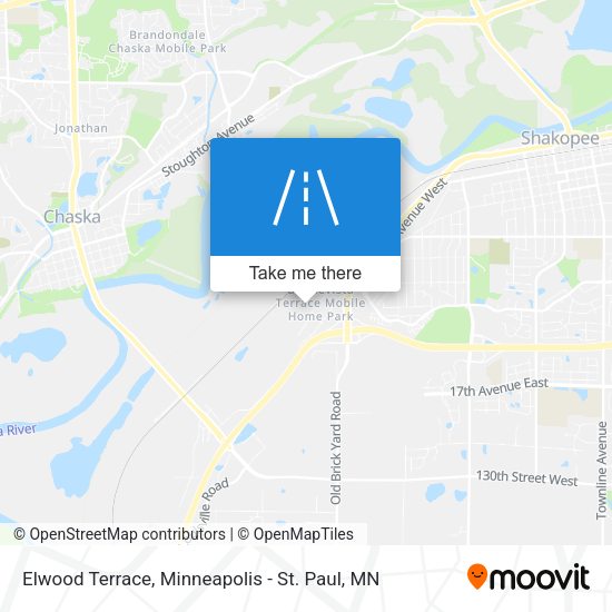 Elwood Terrace map