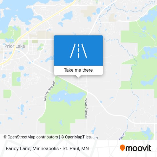 Faricy Lane map
