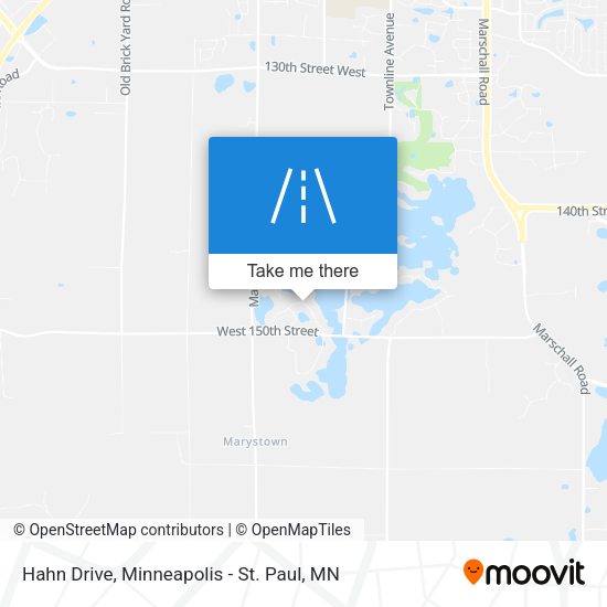 Hahn Drive map