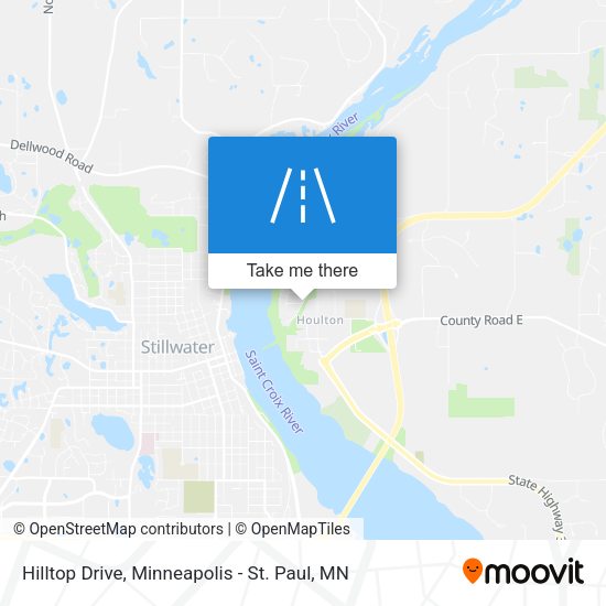 Hilltop Drive map