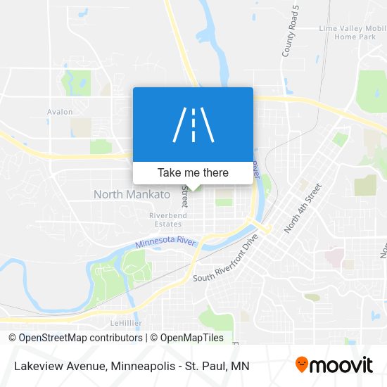 Lakeview Avenue map