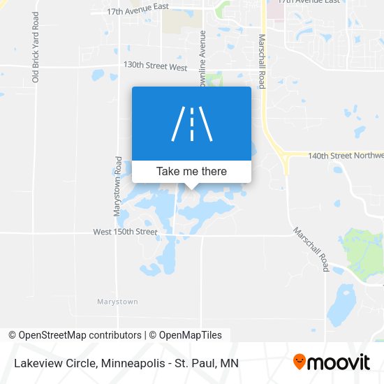 Mapa de Lakeview Circle