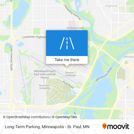 Long-Term Parking map