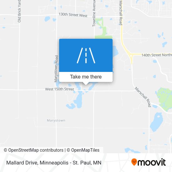 Mapa de Mallard Drive