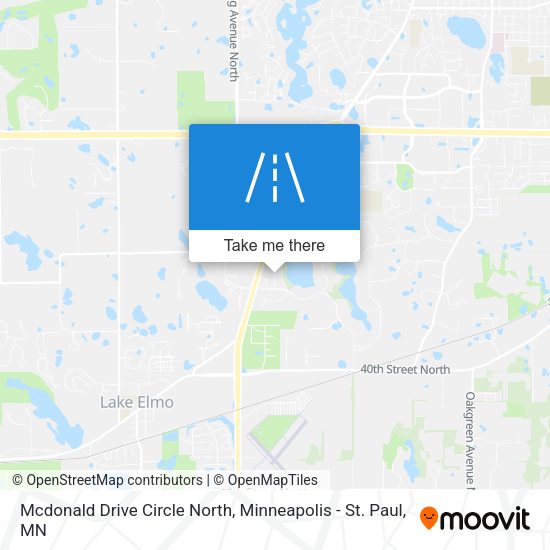 Mapa de Mcdonald Drive Circle North