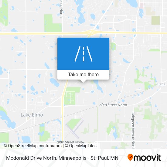 Mapa de Mcdonald Drive North