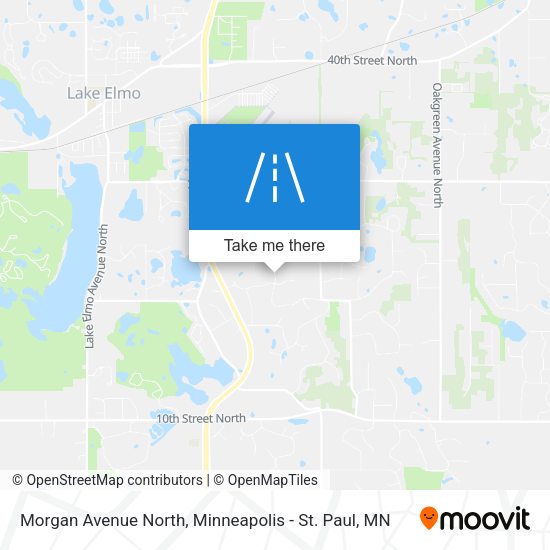 Morgan Avenue North map