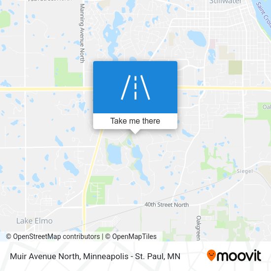 Mapa de Muir Avenue North