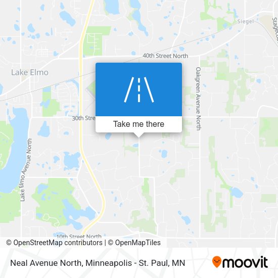 Mapa de Neal Avenue North