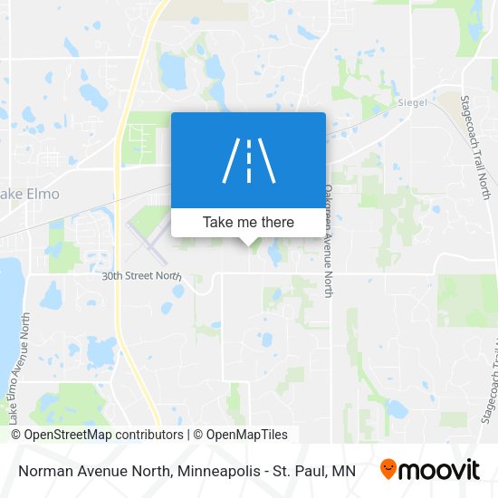 Mapa de Norman Avenue North