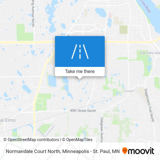 Mapa de Normandale Court North