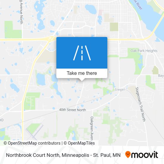 Mapa de Northbrook Court North