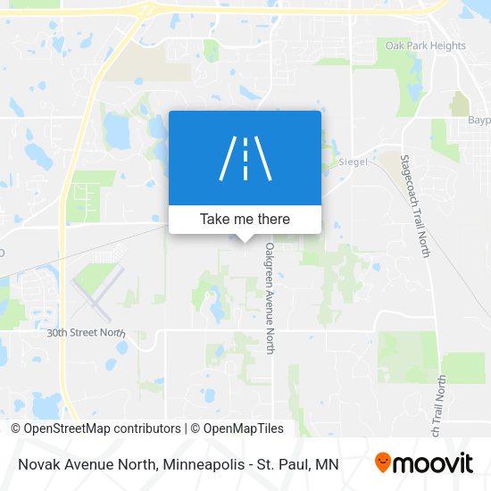 Mapa de Novak Avenue North