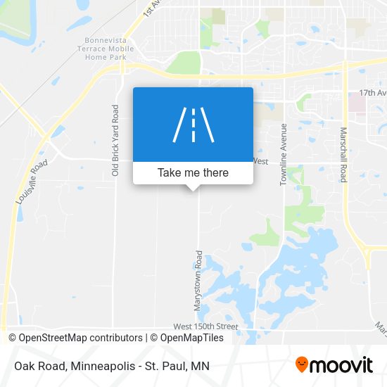Mapa de Oak Road