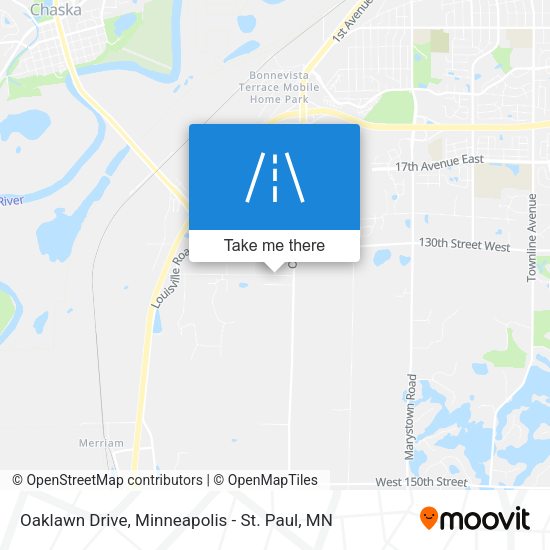 Oaklawn Drive map