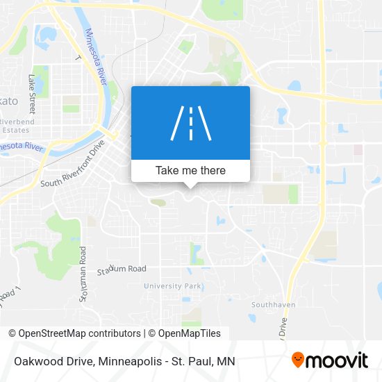 Mapa de Oakwood Drive