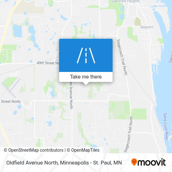 Mapa de Oldfield Avenue North