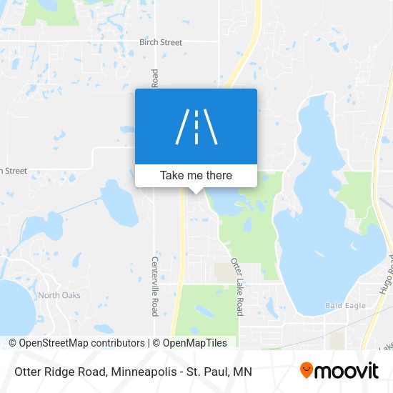 Otter Ridge Road map