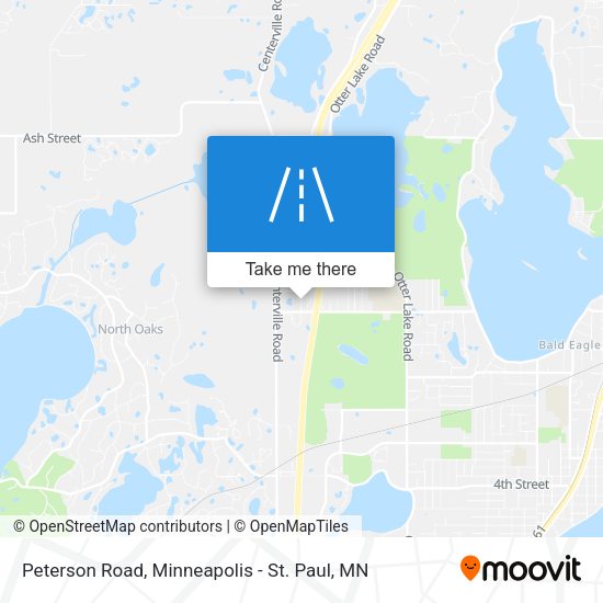 Peterson Road map