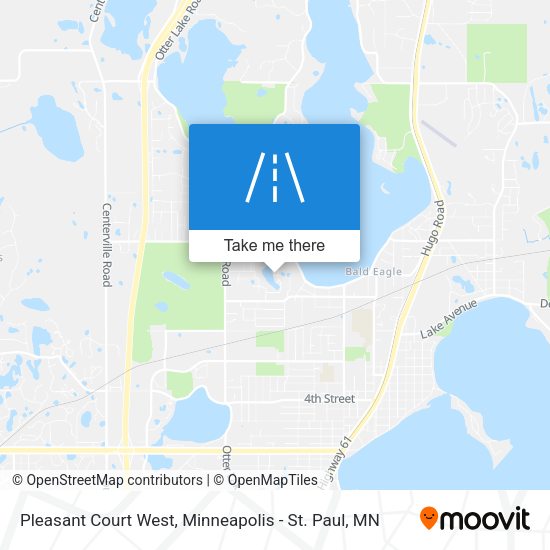 Pleasant Court West map