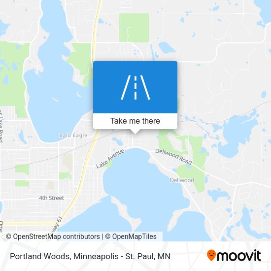 Portland Woods map