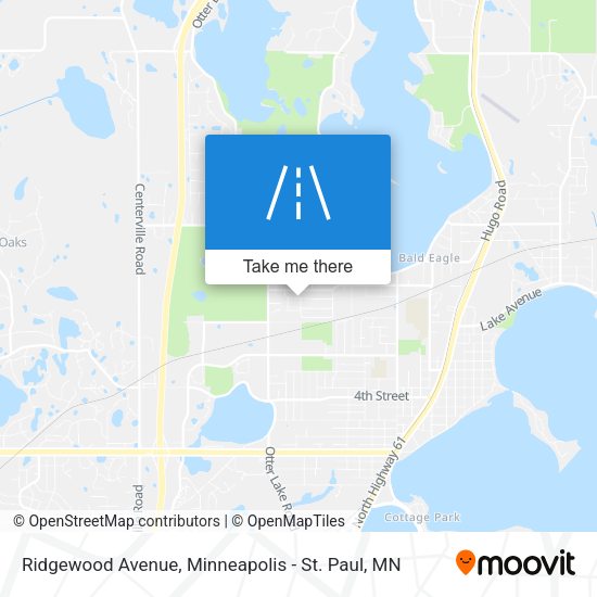 Mapa de Ridgewood Avenue