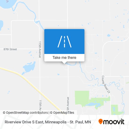 Mapa de Riverview Drive S East