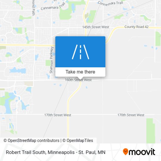 Mapa de Robert Trail South