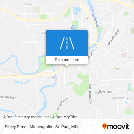 Sibley Street map